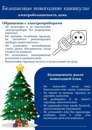 Безопасность в новогодние каникулы